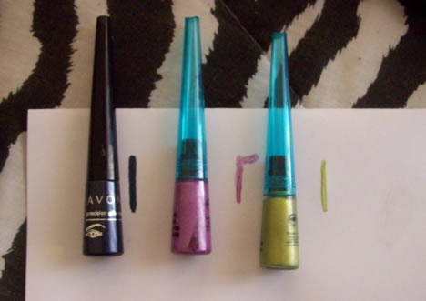 Eyeliner Avon e Colortrend