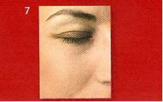 7° passo: occhio truccato.